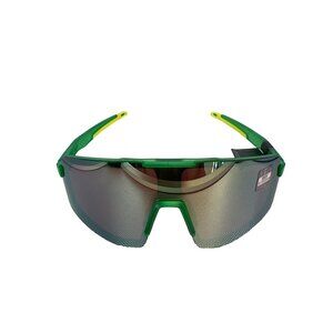 Kreedom Polycarbonate Sports Sunglasses UV Protection Green Yellow Cycling NEW